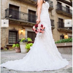 Strapless & Beaded Wedding Dress